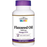 ikj Flaxseed Oil Omega 3-6-9 Dietary Supplement Softgels 1000mg 120 ct