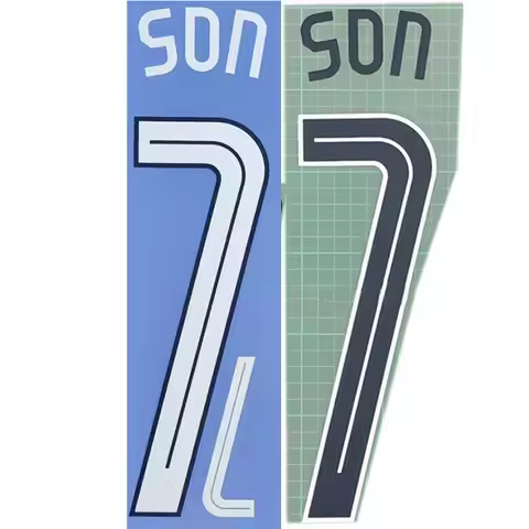 #7 SON name and number iron on SON home and away CUP name sets 2025 top quality patches 2024/25 Tott