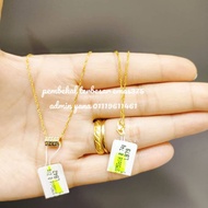 emas375 set rl gila2&charm panjang