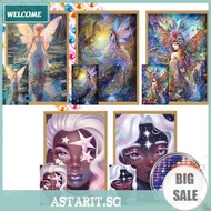 5D DIY Full Round Drill Partial AB Diamond Painting Girls Kit Decor 45x65cm