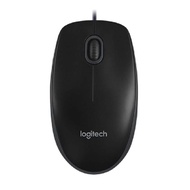 MOUSE (เมาส์) LOGITECH USB B100 (BLACK) Logitech B100