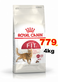 Royal canin Fit 4kg สูตรแมวโต สุขภาพดีขนาด 4กก.Exp:06/2025