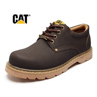 Caterpillar นุ่ม-Toe รองเท้าหนังรองเท้าคู่รักคลาสสิก Cowhide รองเท้าสำหรับทำงานสำหรับผู้ชายผู้หญิง