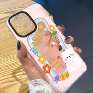 HP Case Cartoon Bear Motifhp For Infinix Edge Hot 10 10s 11 11s 12 12i 8 9 9play 50i 10play 12play 2