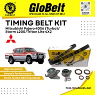 Globelt Timing Belt Kit Set For Mitsubishi Pajero 4D56 (Turbo) Storm L200 Triton Lite 4X2  (163RU25,