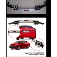 Toyota Vios 19 to 20 Rear Bumper Diffuser Bodykits