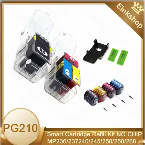 Smart Ink Cartridge Refill Kit For Canon PG 210 CL 211 445 446 810 811 512 513 145 146 245 246 745 7