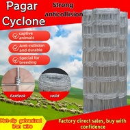 Pagar Cyclone 4/5 Kaki Pagar Lembu/Pagar Kambing/Pagar Rusa/Jaring Pagar 50meter Galvanised