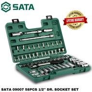 SATA 09007 60PCS 1/2'' DR. SOCKET SET / SOCKET SET / TOOL SET / TOOLS BOX / HAND CARRY TOOL BOX / SA