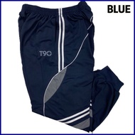 ( Plus Size ) T90 Long Jogger Pants (kaki cekak) / Sweat Pants Kain Cotton Kaki Cekak / Size Besar /