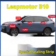 Suitable for Leapmotor B10 car full car sealing and soundproofing strips, A-pillar, B-pillar, C-pill