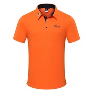 Titleist2021 Mens Golf Clothing Short Sleeve T-shirt Outdoor Sports Breathable Top Shirt Spring Summer