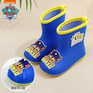 A-T💝Paw Patrol Children's Rain Boots Non-Slip Children Girls' Rain Boots Girls' Student Toddler Waterproof Rain Shoes Ki