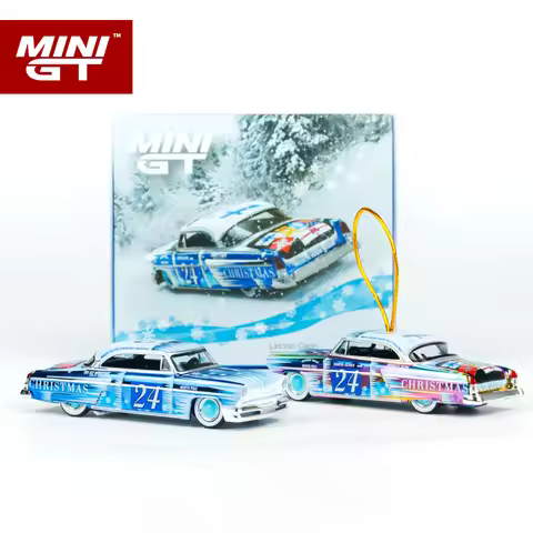 MINIGT 1:64 Capri Christmas Hot Rod by Tim Sadchikov 2024 MGT alloy car model 888
