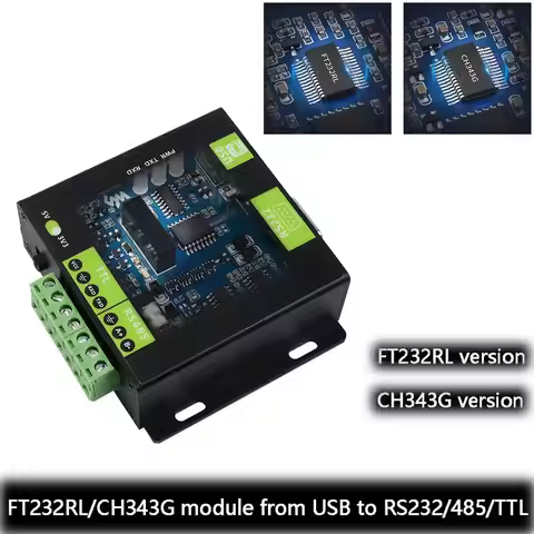 FT232RL USB to RS232/RS485/TTL module Level shifting with isolation FT232RL/CH343G