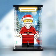 [Model Not Included] Acrylic Storage Box Suitable for 40820 Large Santa Claus Minifigure Fashion Cre