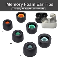 Fashion Replacement Memory Foam Ear Tips Earbuds Earphone Sleeve for Jabra Elite  SONY WF-1000XM3 WF-1000XM4 Earphone Accessoriesใช้สำหรับหูฟัง SonyWf - 1000 xm 4 หัว WF - 1000 xm 3 หูฟังซิลิโคนไร้สาย ที่ครอบหู