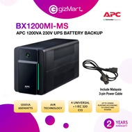 APC BX1200MI-MS Back-UPS 1200VA, 230V, AVR, 4 universal & 1 IEC outlets Battery Backup