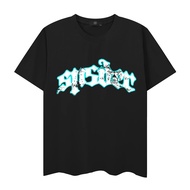 Sp5der5555-Juan-Tee Cracked Short-Sleeved T-Shirt