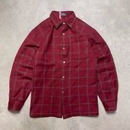 KEMEJA Esque Wool Flannel Shirt Size M