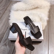 Guốc nữ quai trơn 1 bản 5cm chất đẹp - quý cô thời thượng A42