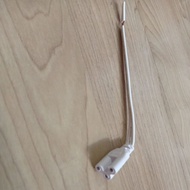 penghubung led t5 3 pin/ led t5 connector 3 pin to single (20pcs per packs)