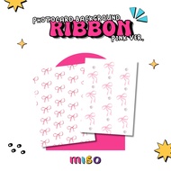 Photocard Background RIBBON PINK / Photocard Filler Background / PC Binder Filler Kpop Wishlist / Bi