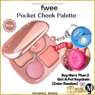 Fwee Pocket Cheek Palette 4colors(Free gift)
