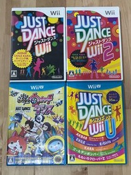 日版 WII 舞力全開系列 JUST DANCE 1 & 2 WIIU WII U YOUKAI WATCH 妖怪手錶 JUST DANCE SPECIAL VERSION 經典 J POP AKB4