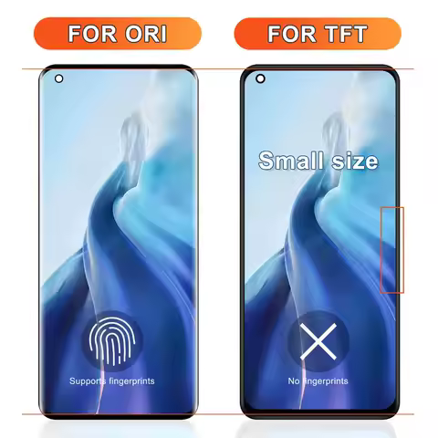 For Xiaomi 11 Ultra M2102K1G For Mi 11 Ultra LCD Display Touch Screen Assembly For Mi 11 Pro M2102K1