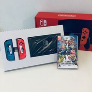任天堂 Nintendo Switch 主機組合+遊戲 Super Smash Bros Ultimate 明星大亂闘