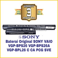 Baterai Sony Vaio Original VGP-BPL26 VGP-BPS26 VGP-BPS26 BPS 26