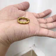 Pure Brass Made Plain Ring, Brass Finger Ring, Handmade Ring Men Women All Have