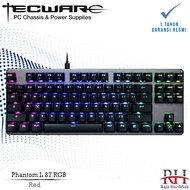 Tecware Mechanical Gaming Keyboard Phantom L87 RGB LP Outemu - Red