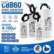 COUMTTERTVBB CBB60 Capacitor, 4UF-100UF 450V Motor Run Capacitor, Round Start Capacitor