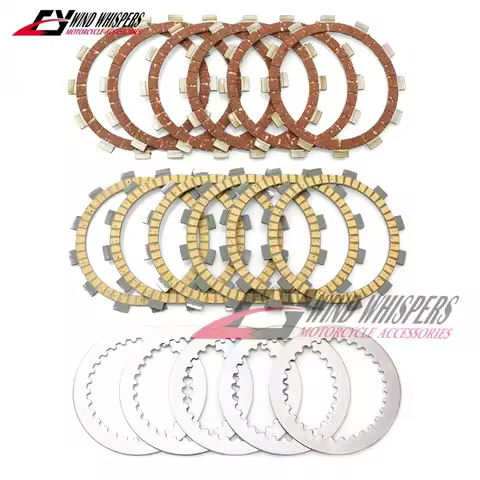 Clutch Disc Friction Clutch Cork Plates Set For Yamaha XG 250 Tricker XG250 XT250 XT 250 Serow 250 X