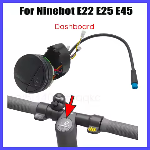 Dashboard Display For Segway Ninebot E22 E22D E25 E45 Electric Scooter Kickscooter Bluetooth LED Dis