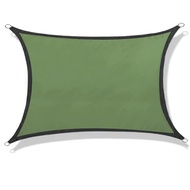 TEMU Outdoor Sunshade Sail Uv Protection, Large Coverage, Beach Patio Garden Tent, Square 157x118 Fe