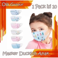 Masker duckbill anak karakter masker duck bill anak karakter