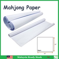 White Mahjong Paper Sheet 31 inch x 31 inch 50gsm