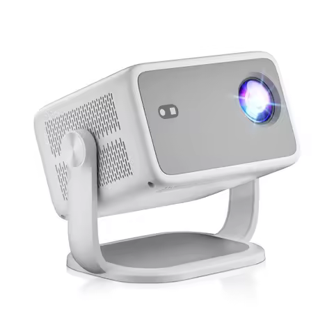 Salange P350&L018 Portable Projector 650 ANSI Support 4K HD 1080P Android11 Bluetooth Dual WiFi 6 fo