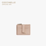 COCCINELLE กระเป๋าใส่บัตรผู้หญิง รุ่น METALLIC CREDIT CARD HOLDER 172701 สี ROSETTE