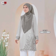 Tshirt jersey muslimah Yasmin | Humaira Design | tshirt muslimah jersey | Baju jersey muslimah