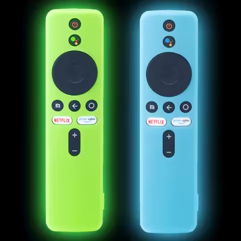 New Luminous Case For Xiaomi Mi TV Box S Remote Control Cover Silicone Soft Shockproof Protector She