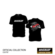Works Engineering Subaru Impreza EJ20 Engine Tee Round Neck Microfiber T-Shirt UNISEX