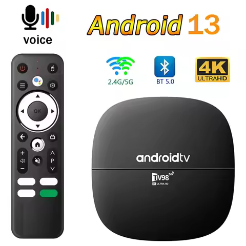 TV98 ATV H313 TV Box Android 13 Allwinner H313 Quad Core Cortex A53 4K HDR10+ 4G 5G Dual WiFi BT5.0 