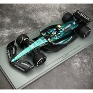 [Ready Stock] Spark Alonzo AMR23 Aston Martin F1 Racing AMR23 Bahlin Station 2023 1: 18 Brand New