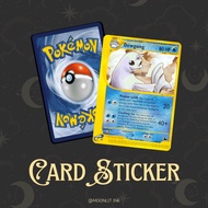 [Pokemon TCG Card Sticker - DEWGONG] TnG Sticker / Access Card Sticker / Card Sticker