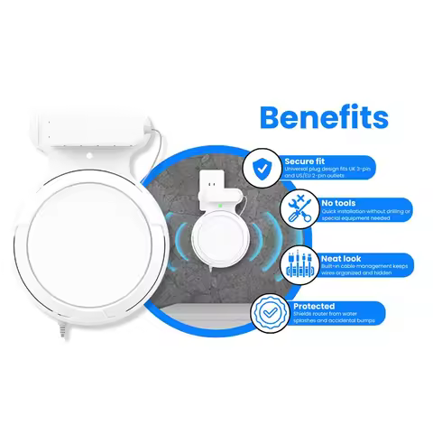 RANA Router Wall Mount for Deco BE23/BE25/BE3600/BE5000 Wifi 7 Wall Mount Home WiFi System