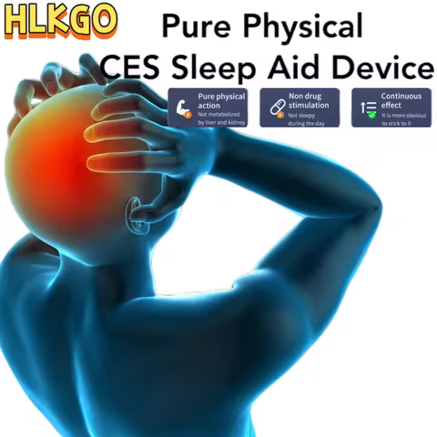 Portable Vagus Nerve Stimulator Anxiety Device Ear Clip for Insomnia Relief, Sleep Improvement & Neu